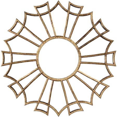Ekena Millwork Augustus Architectural Grade PVC Pierced Ceiling Medallion, Antiqued Bronze, 20"OD x 7"ID x 1/2"P CMPP20AUABZ